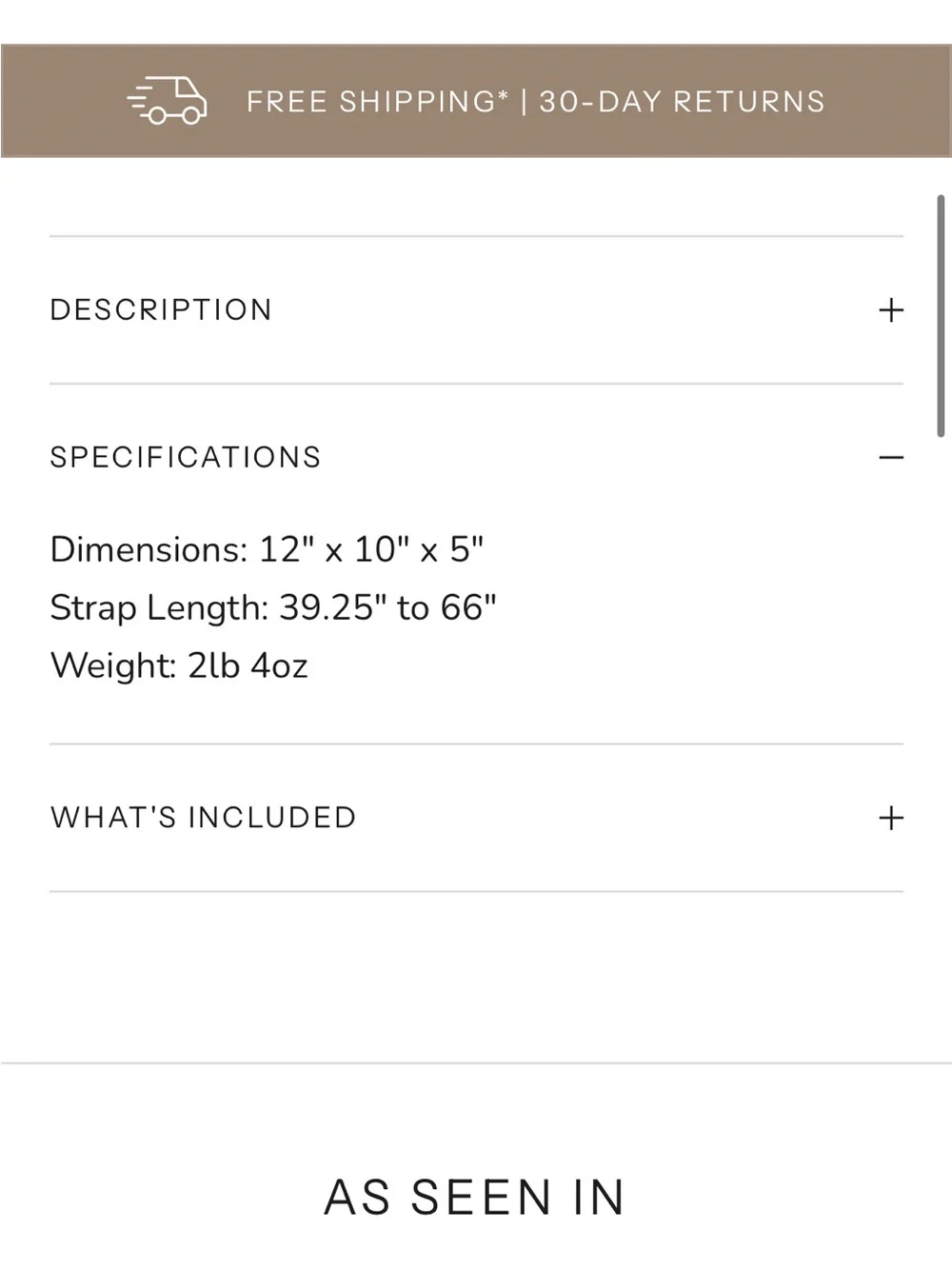 Ayla & Co Blush Tan Convertible Baby Bag